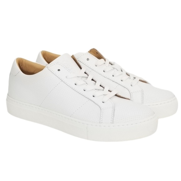 Greats Shoes - GREATS New The Royale Women’s White Low Top Perforated Leather Sneakers 9.5 NEW